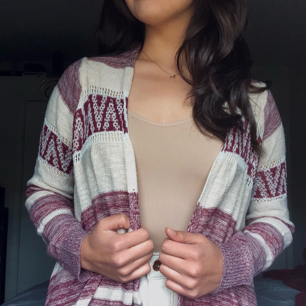 NOBO Fringe patterned cardigan